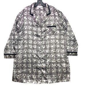 Bali Studio Womens Night Shirt Womens Extra Large Abstract House Dress Pajamas
